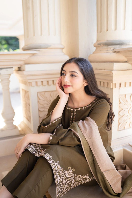 ASLING 3pc Summer Casual Collection (Embroided)