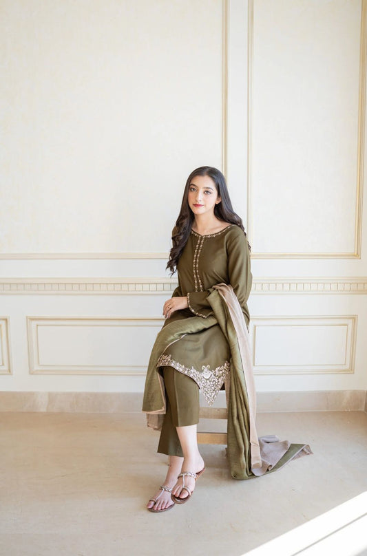 ASLING 3pc Summer Casual Collection (Embroided)
